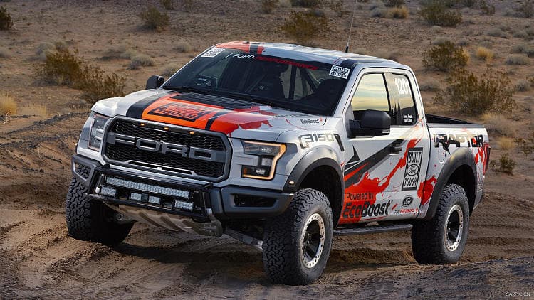 福特 F150 猛禽 race truck 高清全屏壁纸