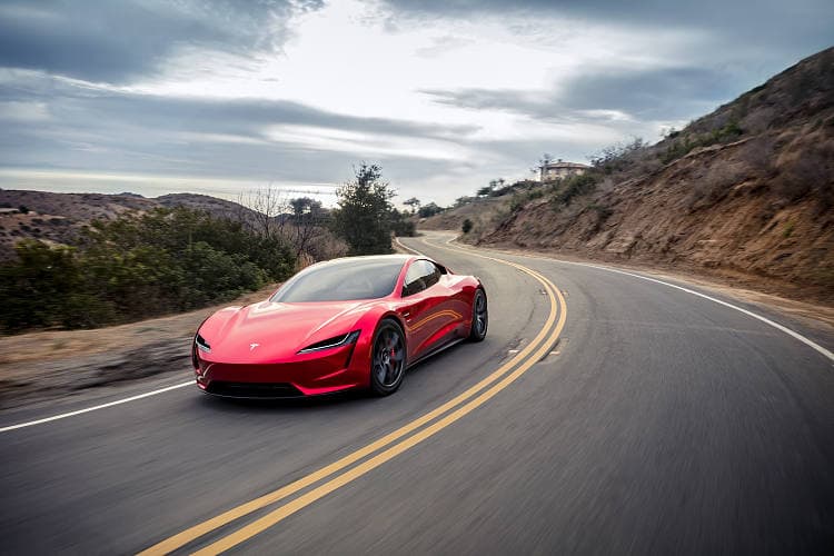特斯拉 Roadster  高清全屏壁纸