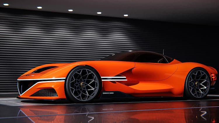 捷尼赛思 X Gran Berlinetta  高清全屏壁纸
