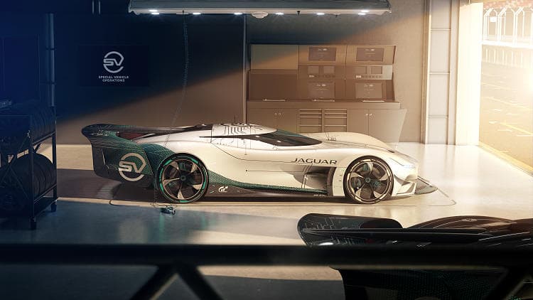 捷豹 Vision Gran Turismo SV 高清全屏壁纸