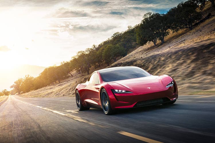 特斯拉 Roadster  高清全屏壁纸