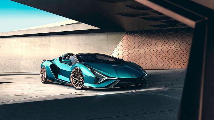 兰博基尼 Sian roadster 高清全屏壁纸