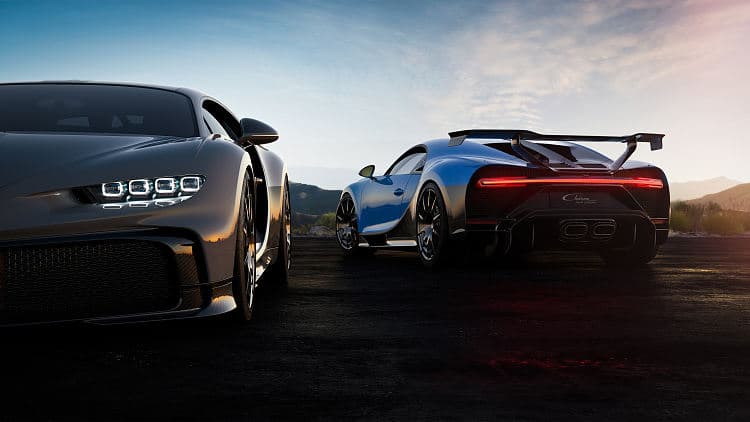 布加迪 Chiron pur sport 高清全屏壁纸