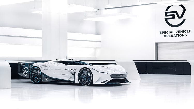 捷豹 Vision Gran Turismo SV 高清全屏壁纸