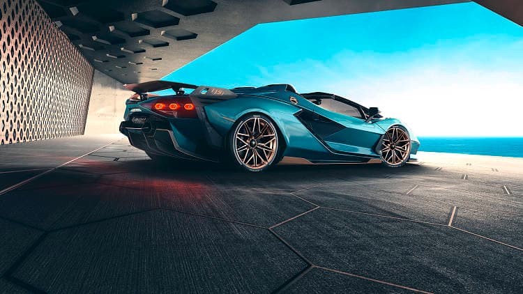 兰博基尼 Sian roadster 高清全屏壁纸
