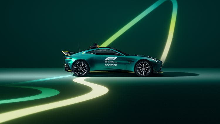 阿斯顿·马丁 Vantage f1_safety_car 高清全屏壁纸