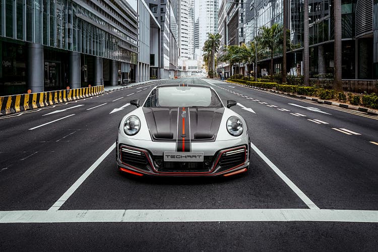 保时捷 911 TECHART GTstreet R 高清手机竖屏壁纸
