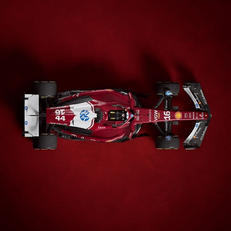 F1 法拉利 SF-25 2025赛季用车 高清全屏壁纸