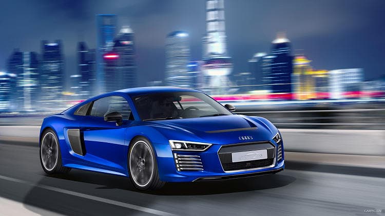 奥迪 R8 e-tron piloted driving 高清全屏壁纸