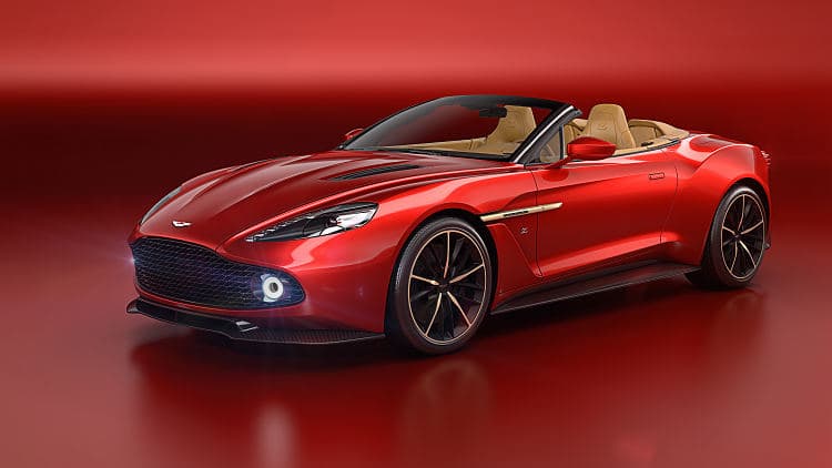 阿斯顿·马丁 Vanquish Zagato Volante 高清全屏壁纸