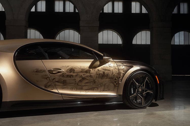 布加迪 Chiron super sport golden era 高清全屏壁纸