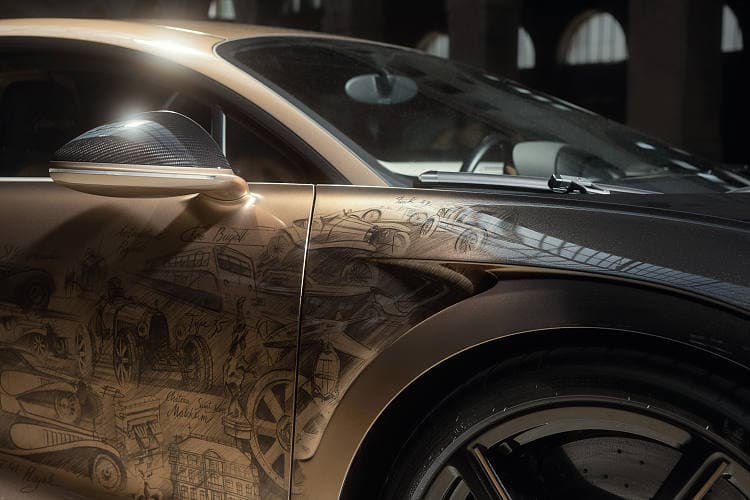 布加迪 Chiron super sport golden era 高清全屏壁纸