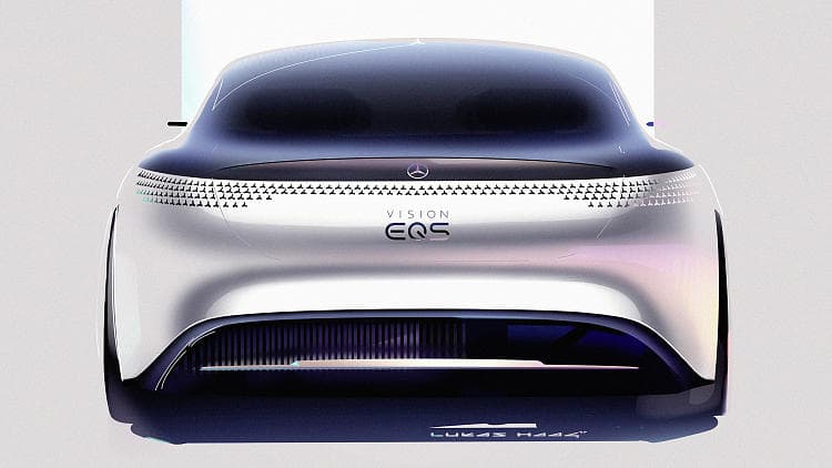 奔驰 概念车 EQS 高清全屏壁纸