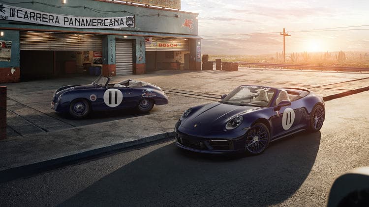 保时捷 911 Carrera S 敞篷版 Panamericana 高清全屏壁纸
