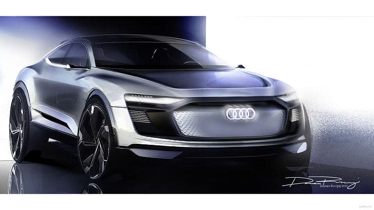 奥迪 概念车 e-tron sportback concept 高清手机竖屏壁纸