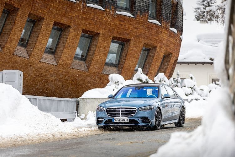 奔驰 S级 450d 4matic lang amg line manufaktur 高清全屏壁纸