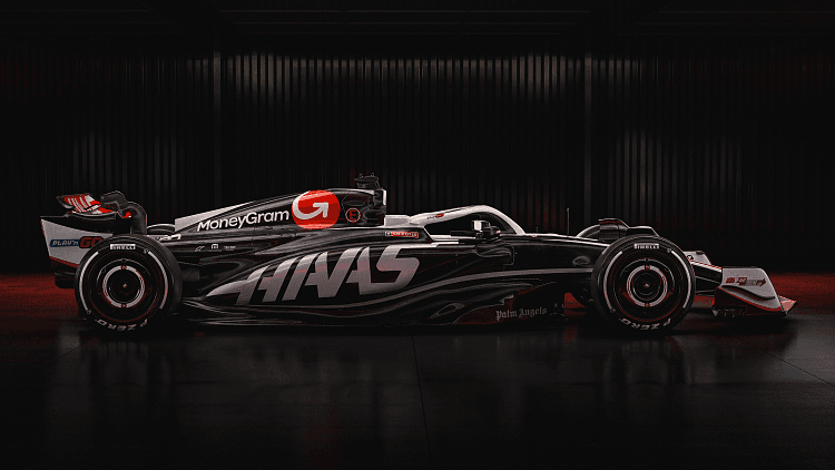 F1 哈斯 VF-24 高清全屏壁纸