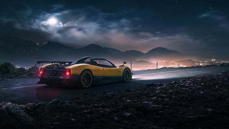 帕加尼 Zonda cinque 高清全屏壁纸