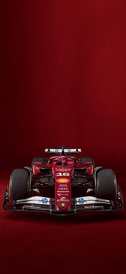 F1 法拉利 SF-25 2025赛季用车 高清手机竖屏壁纸