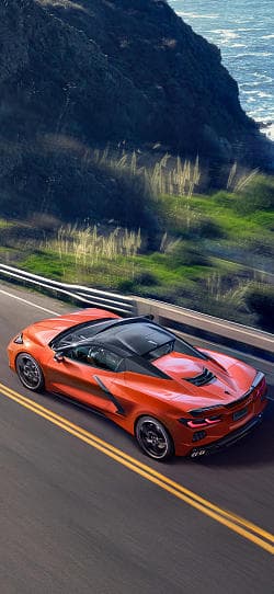 雪佛兰 科尔维特 stingray convertible 高清手机竖屏壁纸