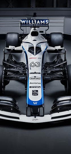 F1 威廉姆斯 fw43 2020赛季 高清手机竖屏壁纸