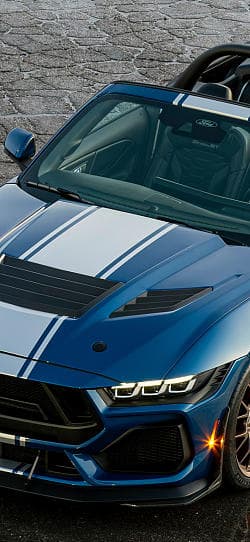 福特 Mustang shelby super snake convertible 高清手机竖屏壁纸