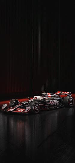 F1 哈斯 VF-24 高清手机竖屏壁纸