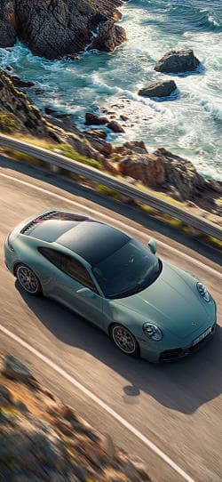 保时捷 911 Carrera 4S 高清手机竖屏壁纸