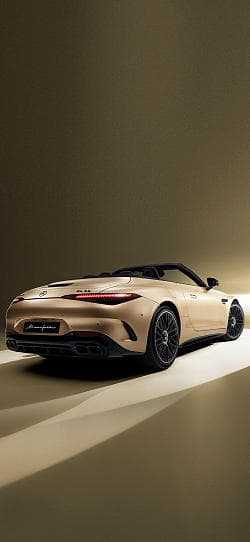 奔驰 AMG SL 63 4matic golden coast 高清手机竖屏壁纸