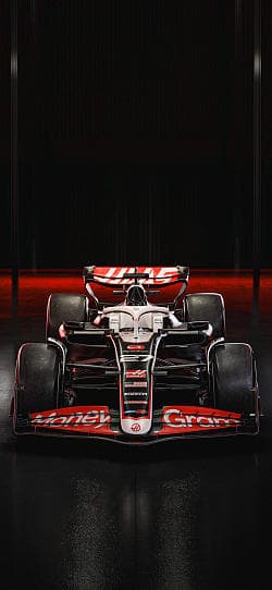 F1 哈斯 VF-24 高清手机竖屏壁纸