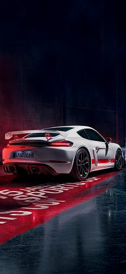 保时捷 718 GT4 高清手机竖屏壁纸
