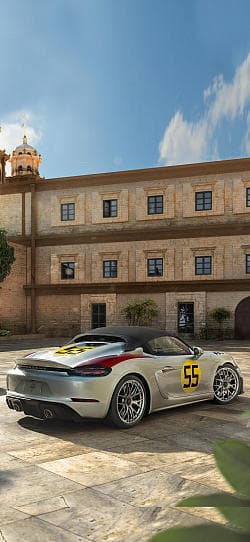保时捷 718 Spyder RS Panamericana Special 高清手机竖屏壁纸