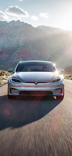 特斯拉 Model S  高清手机竖屏壁纸