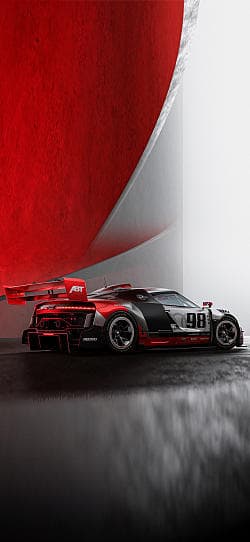 奥迪 R8 Lms 高清手机竖屏壁纸