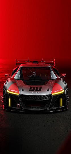 奥迪 R8 Lms 高清手机竖屏壁纸