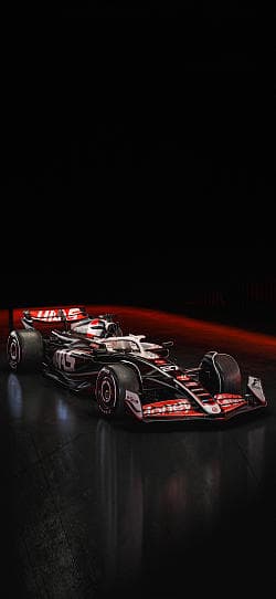 F1 哈斯 VF-24 高清手机竖屏壁纸