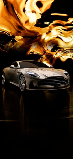 阿斯顿·马丁 DB12 Goldfinger Edition 高清手机竖屏壁纸