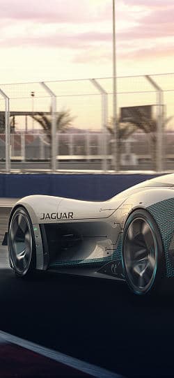 捷豹 Vision Gran Turismo SV 高清手机竖屏壁纸