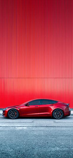 特斯拉 Model S  高清手机竖屏壁纸