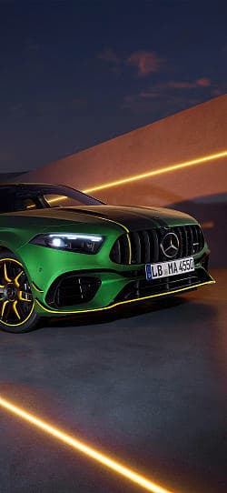 奔驰 AMG A 45 s 4matic final edition 高清手机竖屏壁纸
