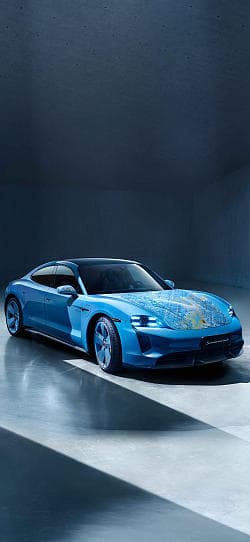 保时捷 Taycan Turbo S By Ding Yi 高清手机竖屏壁纸