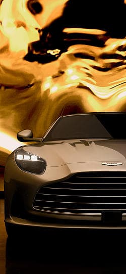 阿斯顿·马丁 DB12 Goldfinger Edition 高清手机竖屏壁纸