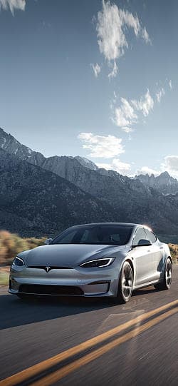 特斯拉 Model S  高清手机竖屏壁纸