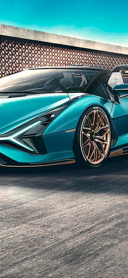 兰博基尼 Sian roadster 高清手机竖屏壁纸