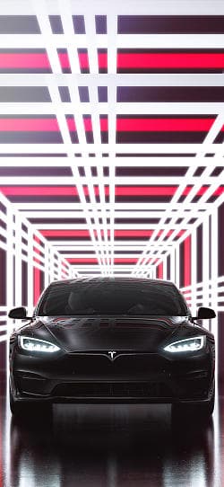 特斯拉 Model S  高清手机竖屏壁纸