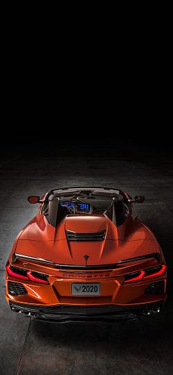 雪佛兰 科尔维特 stingray convertible 高清手机竖屏壁纸