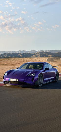 保时捷 Taycan Turbo GT with Weissach package 高清手机竖屏壁纸