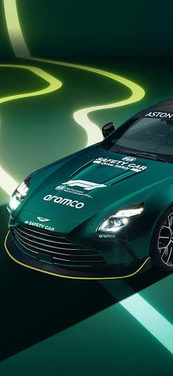 阿斯顿·马丁 Vantage f1_safety_car 高清手机竖屏壁纸