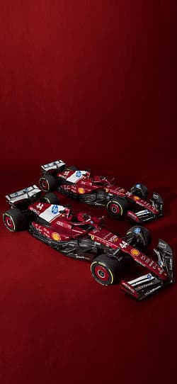 F1 法拉利 SF-25 2025赛季用车 高清手机竖屏壁纸