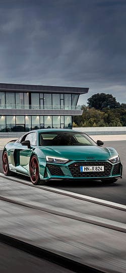 奥迪 R8 green hell 高清手机竖屏壁纸